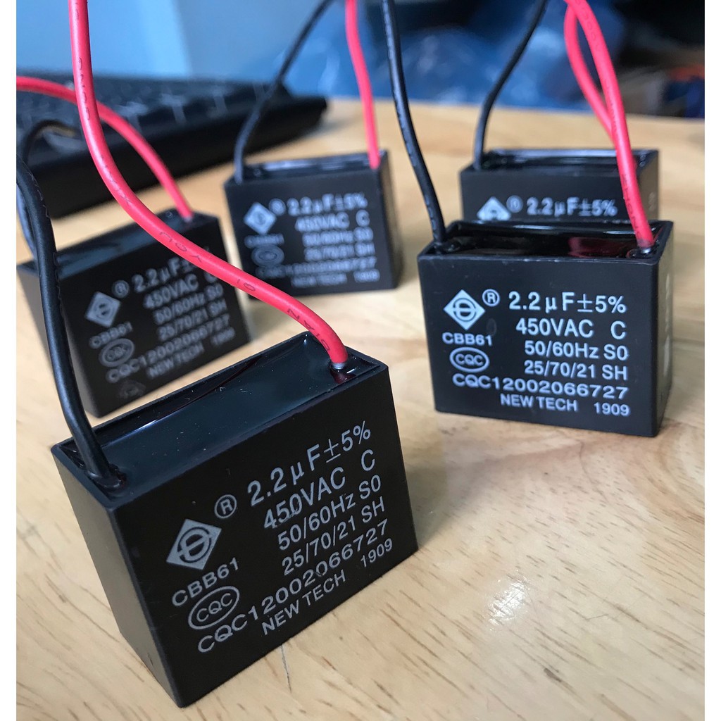Tụ quạt 1,5uF , 2uF , 2,5uF , 3uF - Tụ loại tốt, cực bền