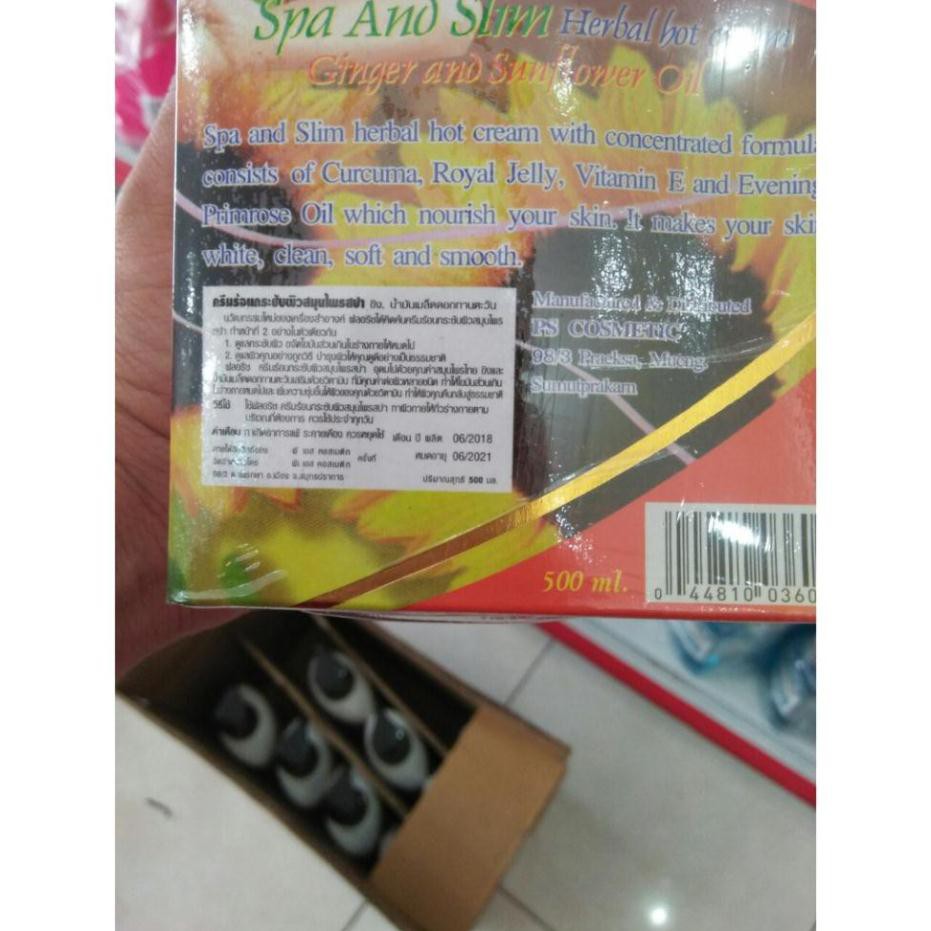 Kem tan mỡ bụng gừng ớt TháI Lan(Date 6/2022)