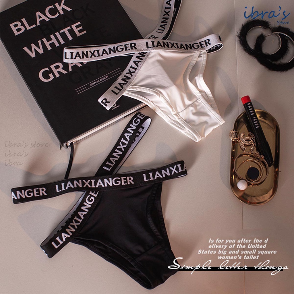 Quần lót nữ sexy dây chéo hông iBRA's Đồ lót cotton trơn vải mềm mại kháng khuẩn cao cấp gợi cảm dễ thương i64