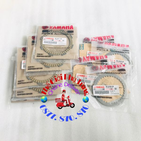 Bộ lá bố nồi - lá sắt Exciter 135 - Ex135 Zin Yamaha Indo - 2S6-E6321-00/ 2S6-E6324-00