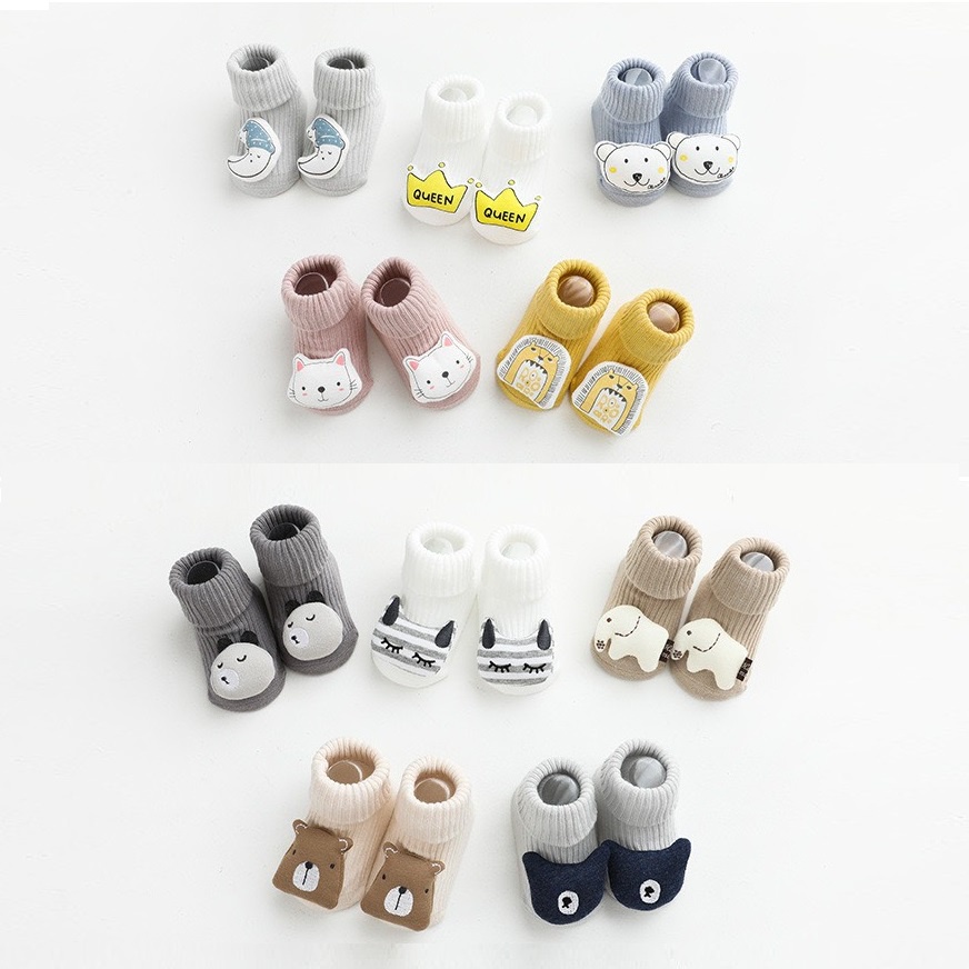 Tất Cao Cổ Đến Gối Chống Trơn Trượt Cho Bé 0-2 Tuổi Nemo Baby T80