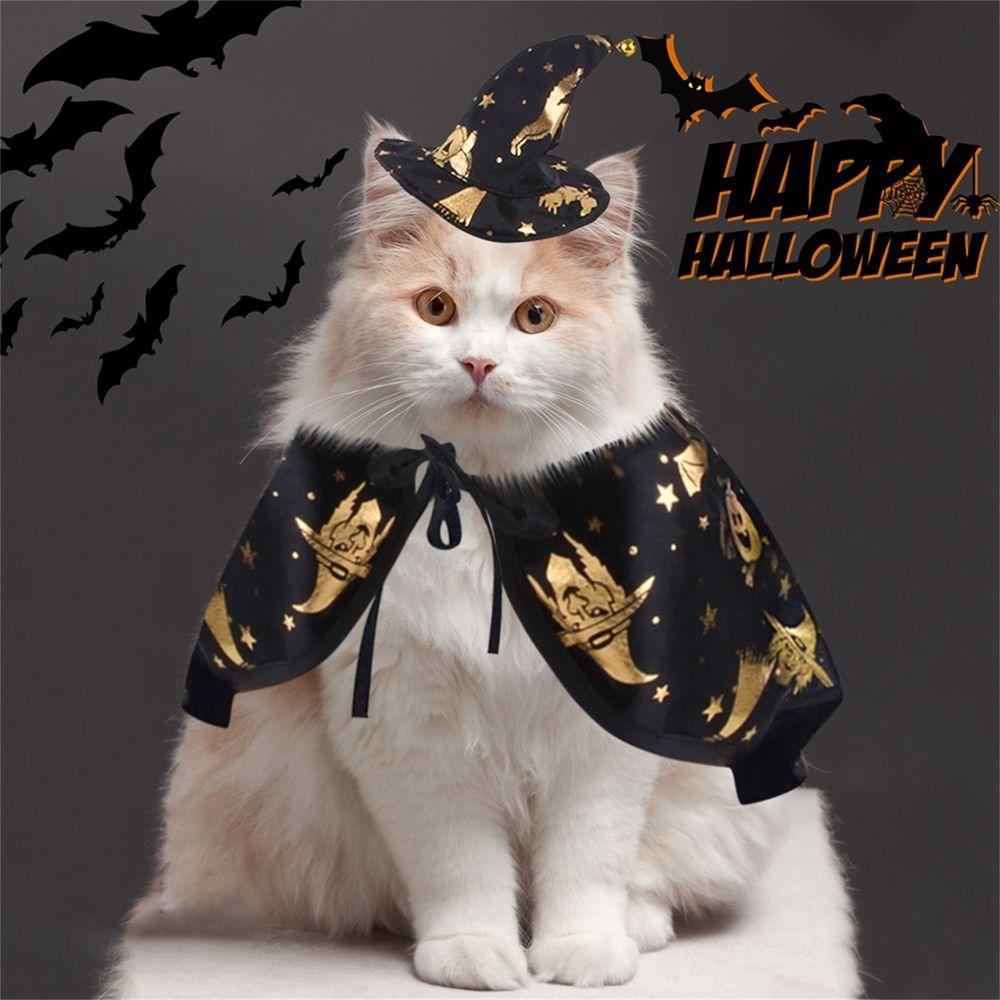 Bộ Áo Choàng Hóa Trang Halloween Vui Nhộn Cho Thú Cưng