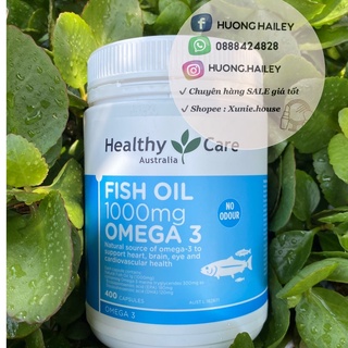 Dầu Cá Omega 3 Healthy Care Fish Oil 1000mg Của Úc 400 viên