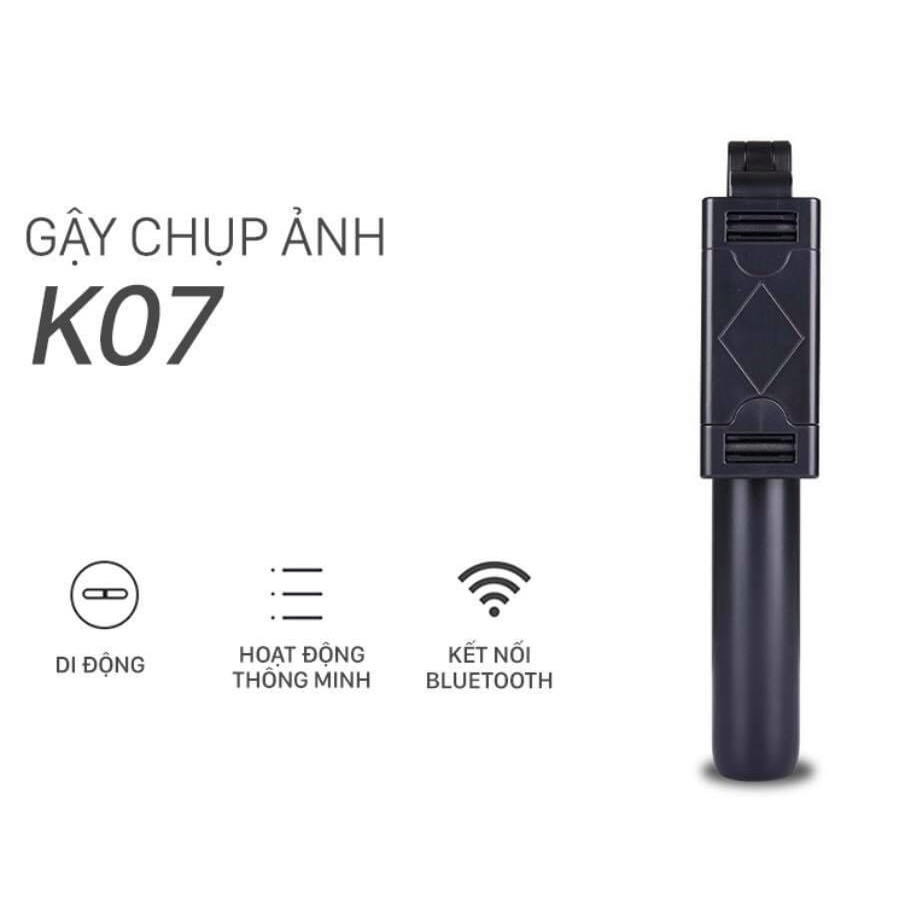 Gậy Tự Sướng Selfie 3 Chân Đứng Tripod K07⚡GIÁ RẺ NHẤT⚡Cao Cấp Remote điều khiển từ xa🌍 | BigBuy360 - bigbuy360.vn