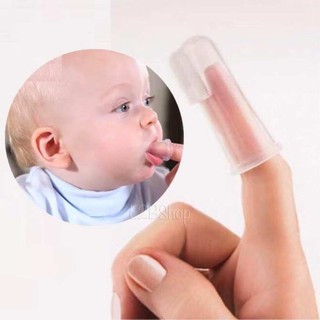 Tưa lưỡi,rơ lưỡi silicon xỏ ngón cho bé an toàn tiện lợi