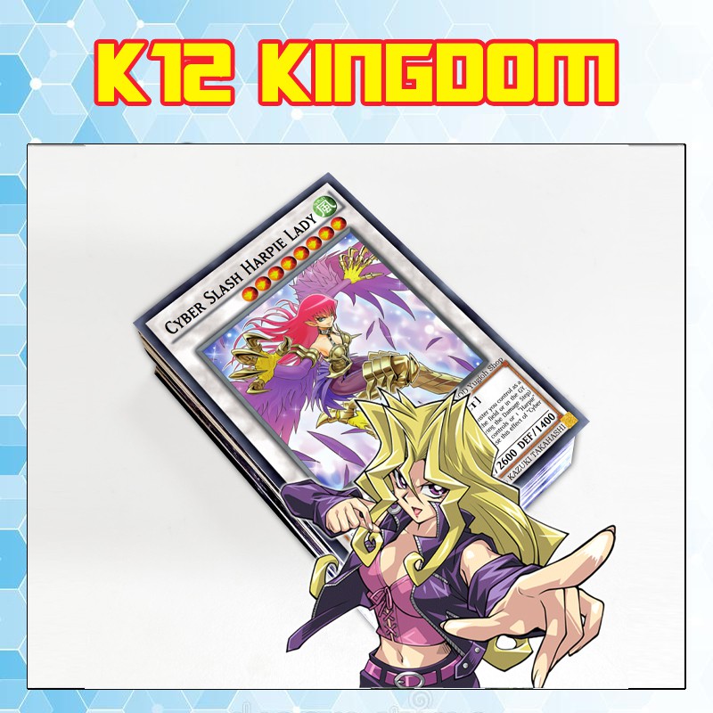 Bài Yugioh ❤️FREESHIP❤️ Thẻ bài Yugioh Harpie Lady Mai Valentine deck 54 lá