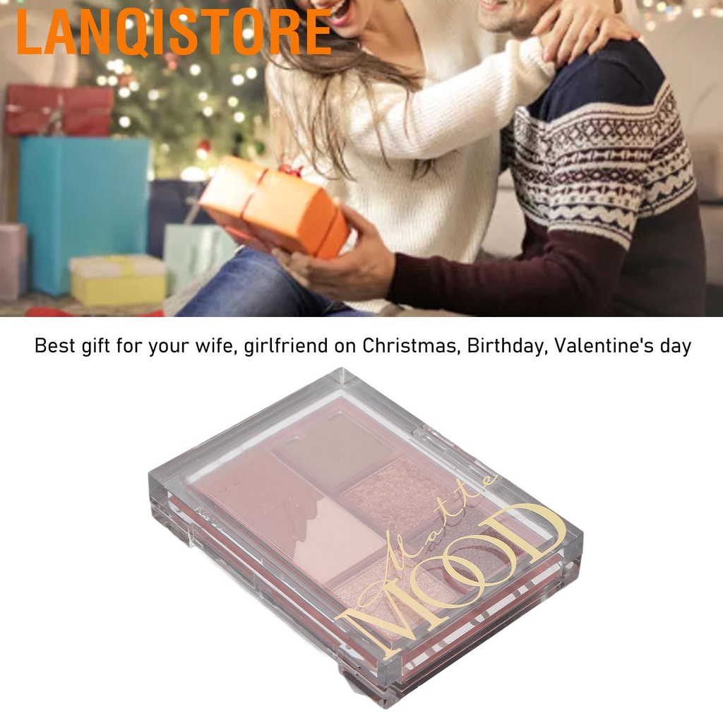 Bảng phấn mắt 6 màu lì và ánh nhũ kết hợp 6g # 02
 | BigBuy360 - bigbuy360.vn