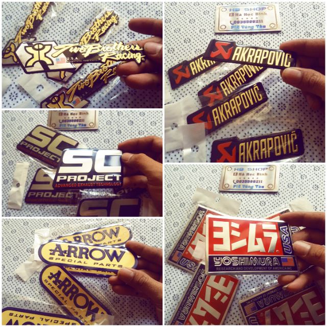 Combo 5 cái tem nhôm