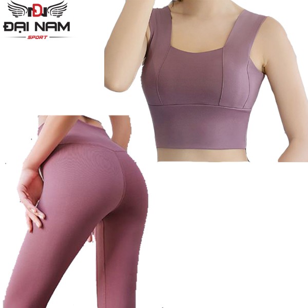 [Mã FAMALLT5 giảm 15% đơn từ 30k] Bộ Đồ Tập Gym,Yoga,Thể Thao Nữ DNS661 Chất Liệu Co Giãn,Thoáng Khí Đại Nam Sport