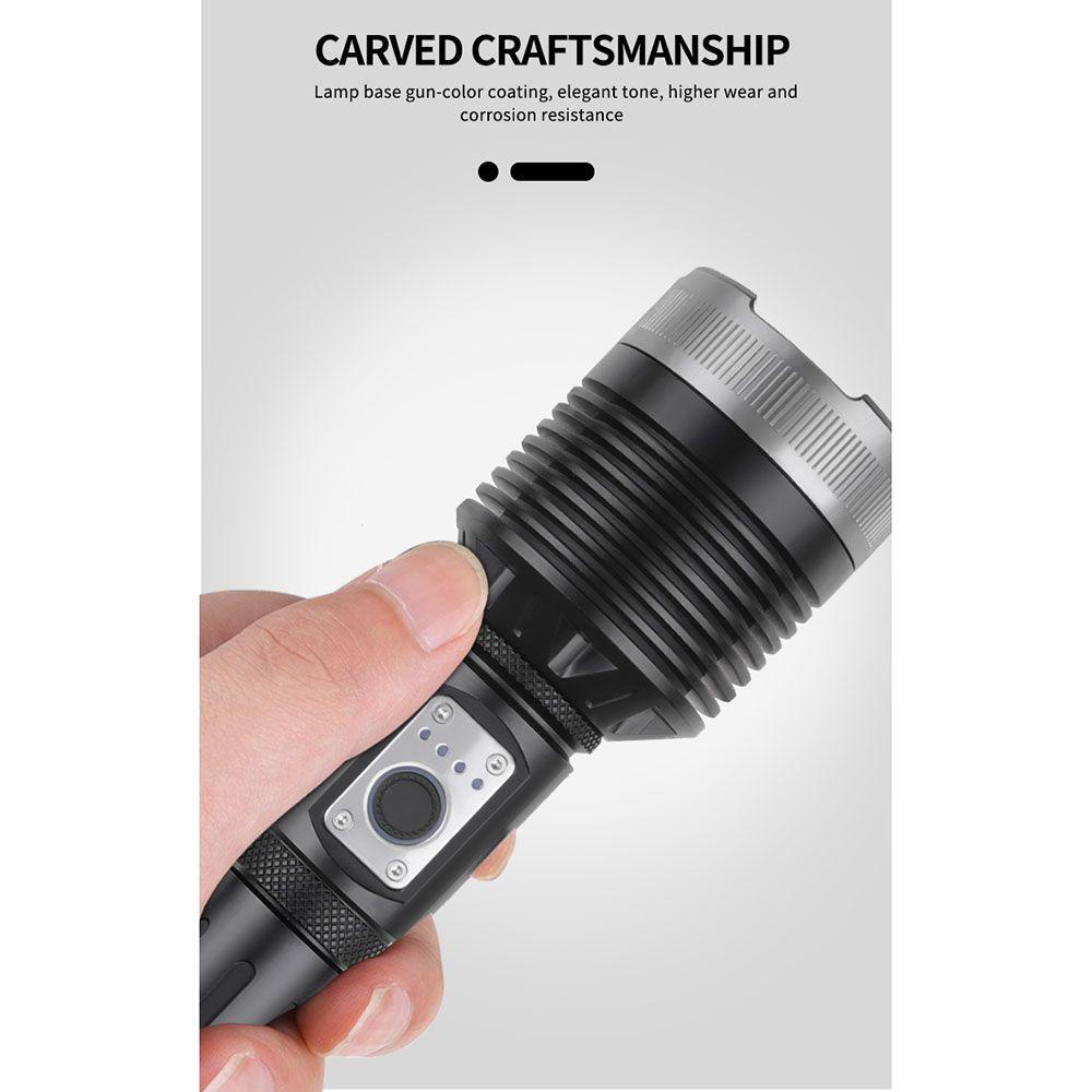 Đèn Pin LED Siêu Sáng Xhp360 Chuyên Dụng Chất Lượng Cao