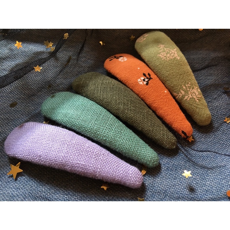 Kẹp tóc bọc vải handmade