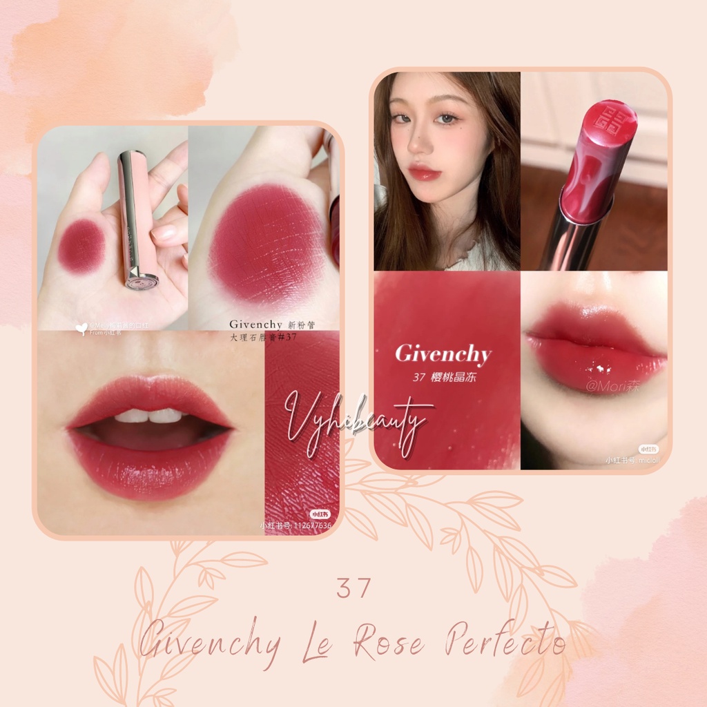 Son dưỡng Givenchy Rose Perfecto full size 2.8g