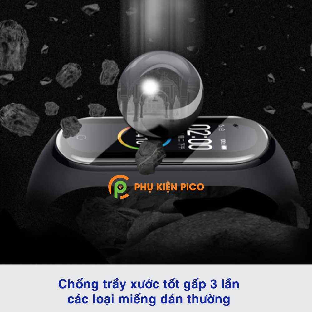 Dán màn hình Mi Band 4 / Mi Band 5 / Mi Band 6 full màn dẻo trong suốt PPF tự phục hồi vết xước