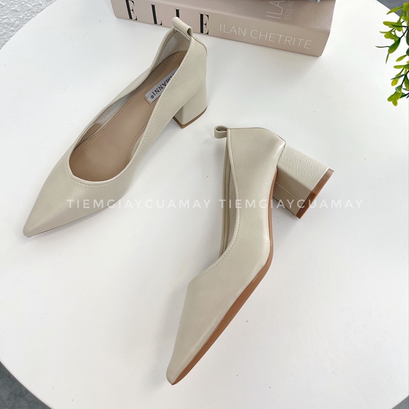 Giày đế vuông mã 6500