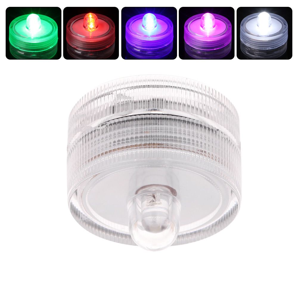 Đèn LED mini chống thấm nước hình cây nến nhiều màu trang trí bể cá cao cấp