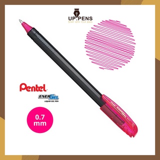 Bút gel Pentel Energel BL417 - Ngòi 0.7mm - Mực hồng (Pink)