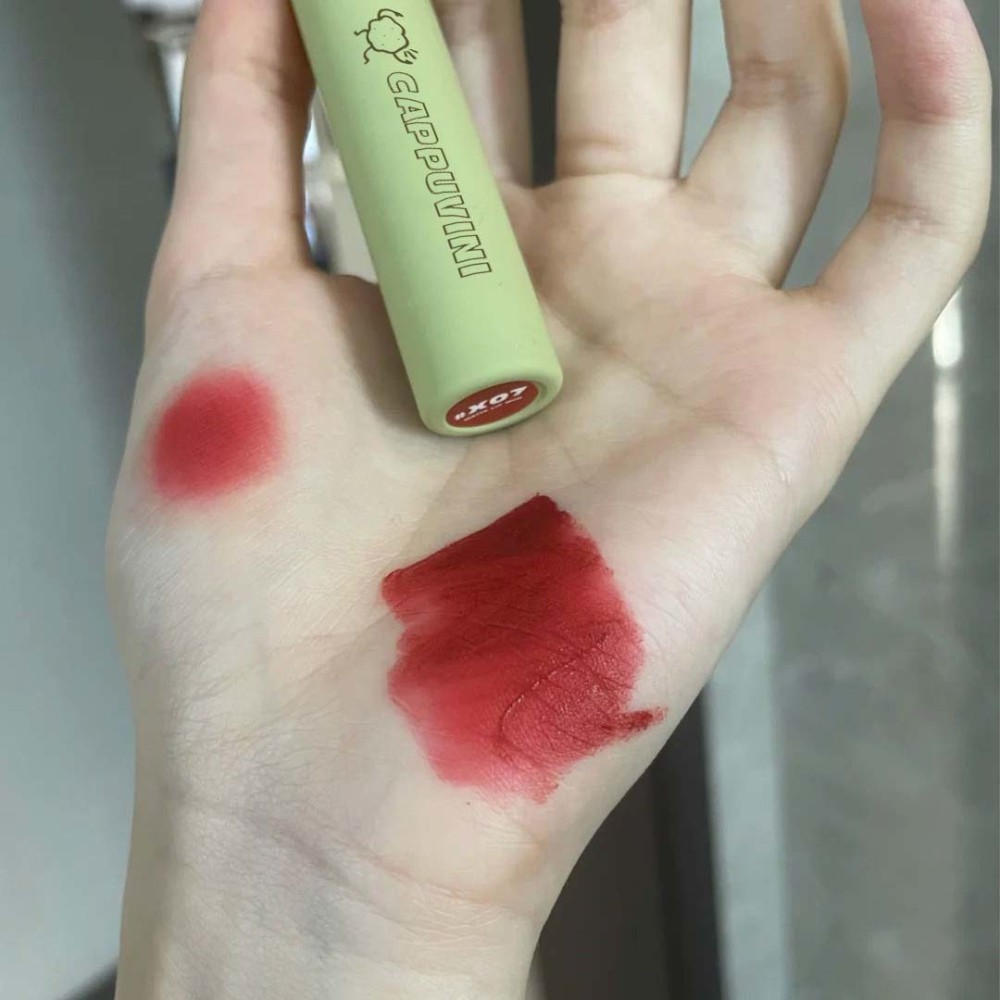 cappuvini Velvet Matte Women Liquid Lipstick 6 màu Lâu trôi Không thấm nước Không phai màu Son bóng Nude Lip Tint NICEYY