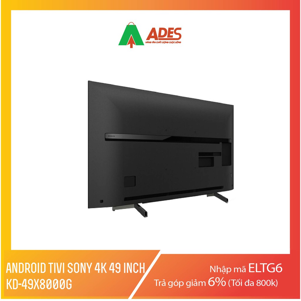 Android Tivi Sony 4K 49 inch KD-49X8000G Mẫu 2019