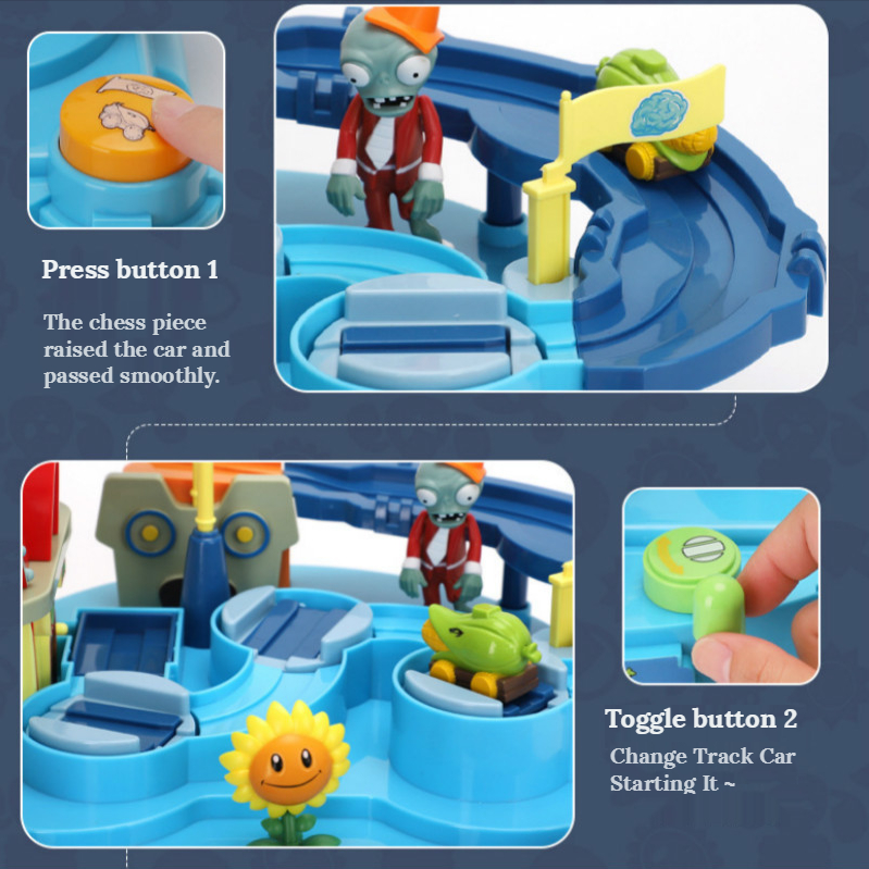 Mô Hình Xe Đua Pvz Phong Cách Trò Chơi Plants Vs. Zombies