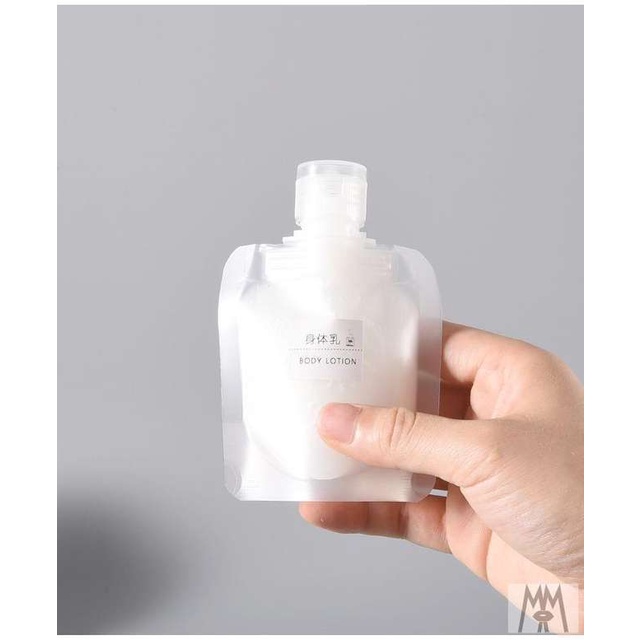 Túi Chiết Mỹ Phẩm Du Lịch 30ml/50ml/100ml, Túi Đựng Mẫu Thử Kem Dưỡng, Dầu Gội Tái Sử Dụng