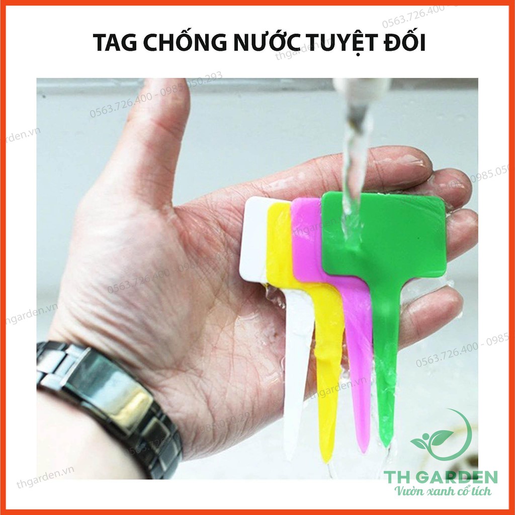 Thẻ Ghi Tên Cây, Thẻ Ghi Tên Lan - Đánh Dấu Thông Tin Cây - Loại Nhựa Mềm