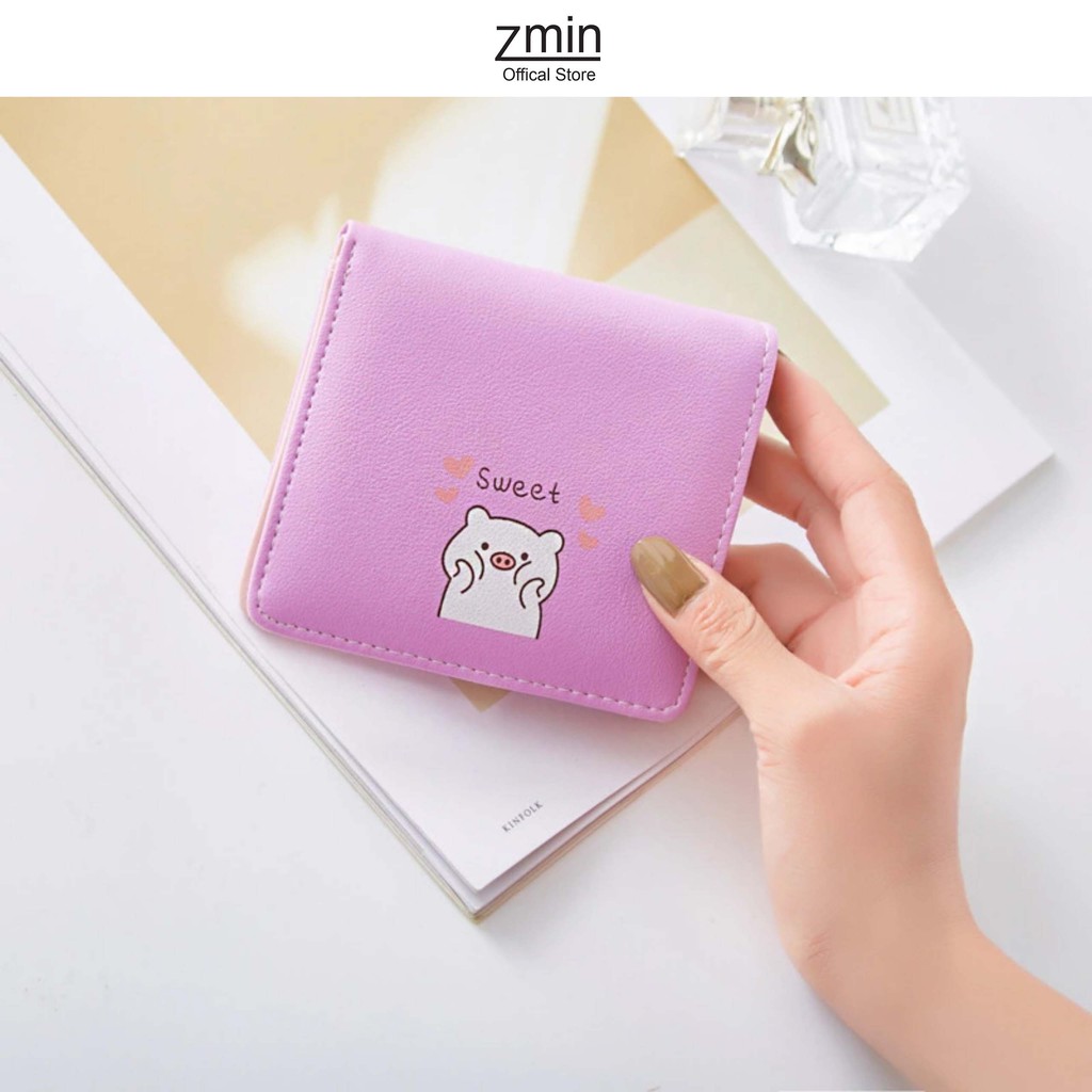 Ví nữ mini cầm tay Zmin, chất liệu cao cấp có thể bỏ túi - V005 | BigBuy360 - bigbuy360.vn