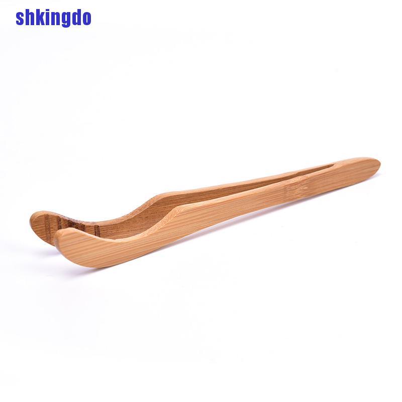 Kẹp gắp trà bằng gỗ tre tiện dụng