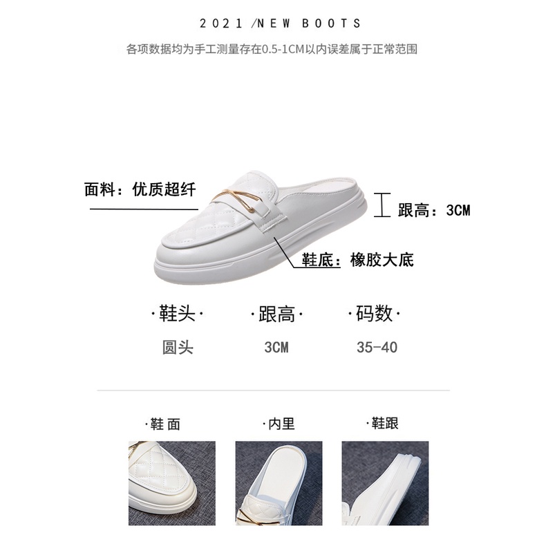 Dép Bít Mũi Đế Dày Thời Trang Mùa Hè 2022 Cho Nữ