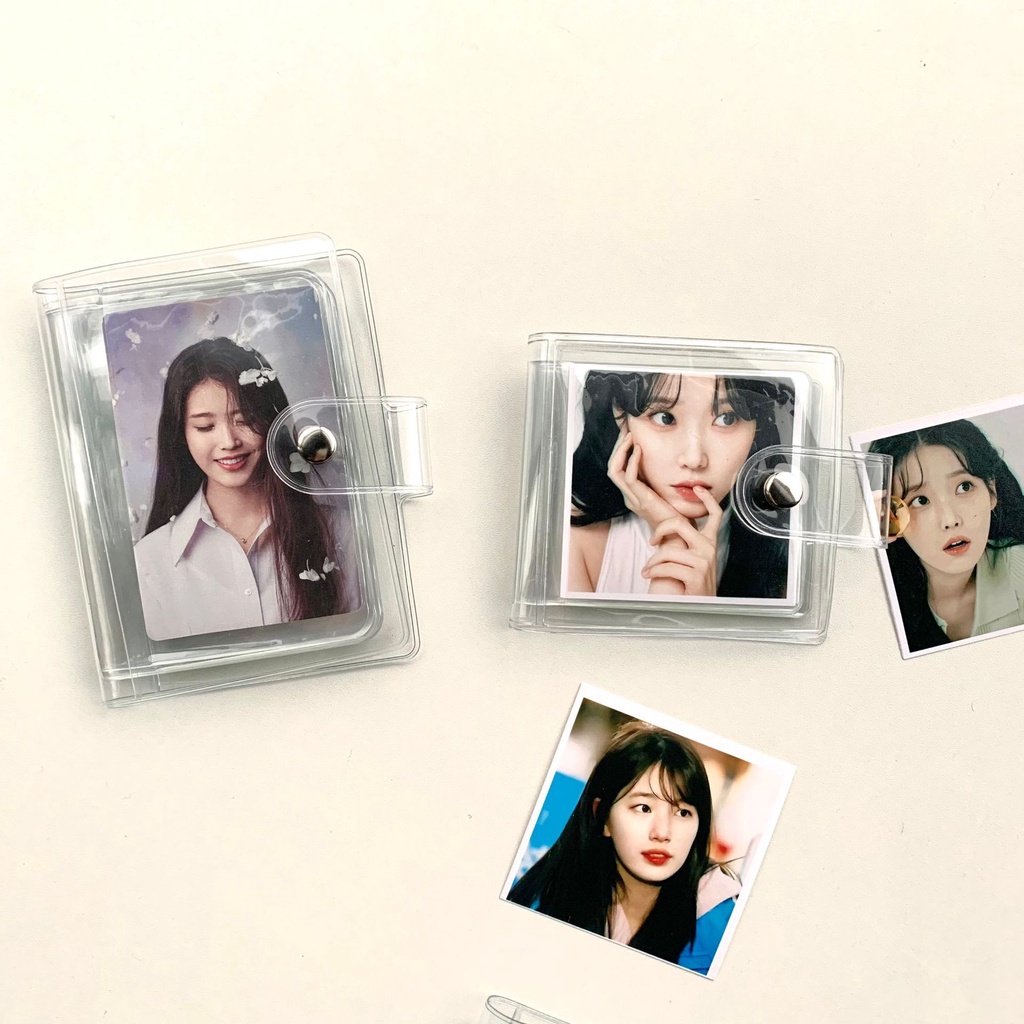 Cuốn Album Ảnh Hình Vuông Trong Suốt 6 * 6cm 3 Inch Tiện Lợi