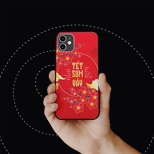 Ốp IP Chống Dơ Chào Năm Mới Sum Vầy Loại Xịn Fabala cho IPHONE SAMSUNG CHUTET21009