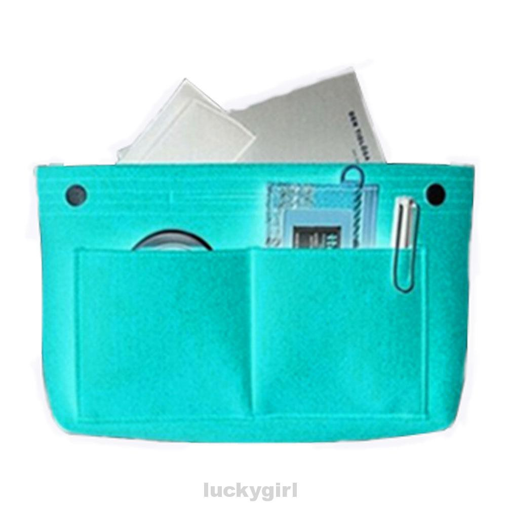 Women MultiPocket Handbag Useful Bag Portable Durable Organizer