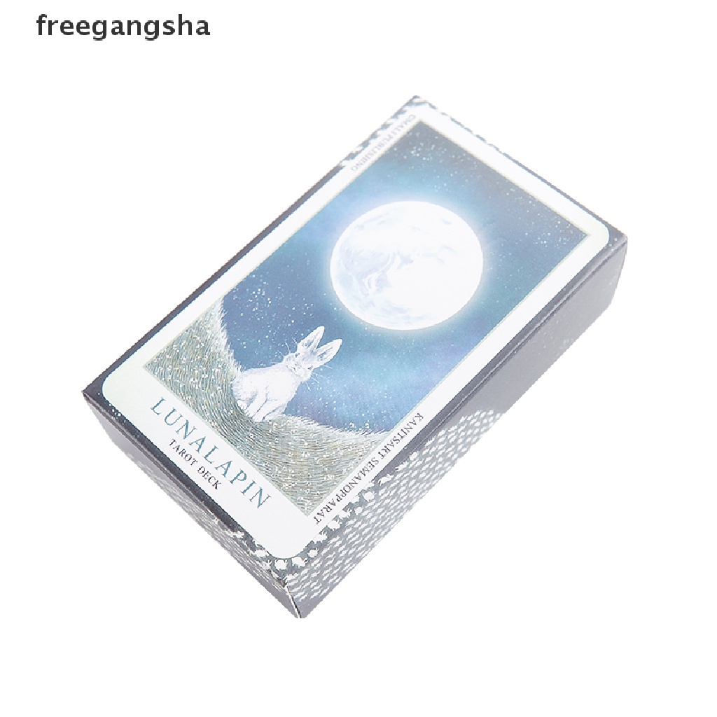 [FREG] Rabbit Tarot Deck Lunalapin Rabbit Tarot Cards Tarot Card Game Gift FDH
