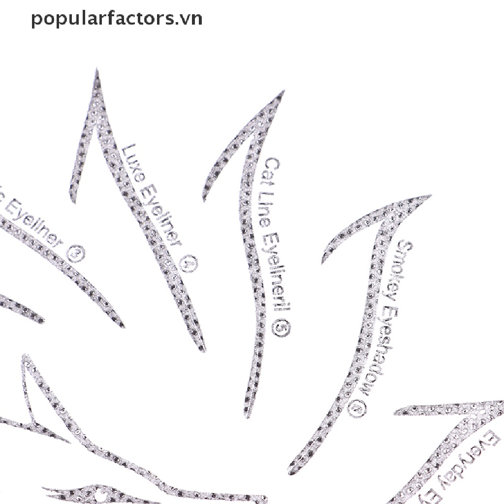 1 Khuôn Kẻ Mắt / Lông Mày Hình Đôi Cánh Độc Đáo