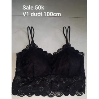 Áo bra ren 2 dây croptop có mút lót ngực