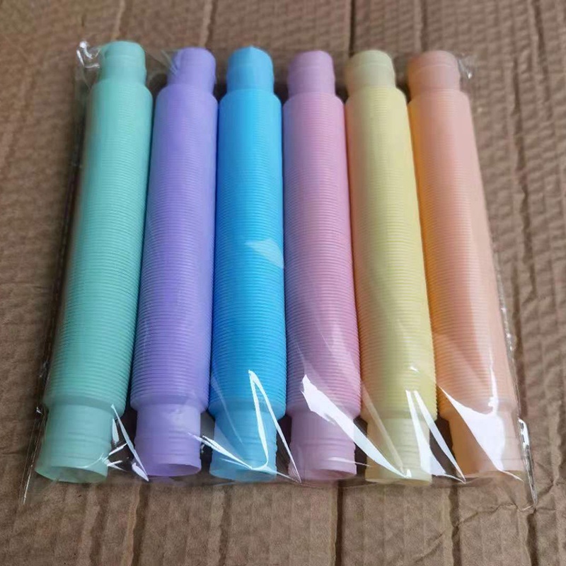 Đồ chơi ống đàn hồi giảm căng thẳng DIY cho trẻ em
