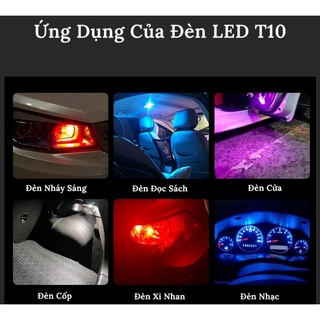 Đèn led xi nhan 6 tim nhấp nháy 7 màu