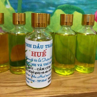 Tinh dầu tràm Huế nguyên chất  chai tròn :50ml.30ml.20ml.10ml