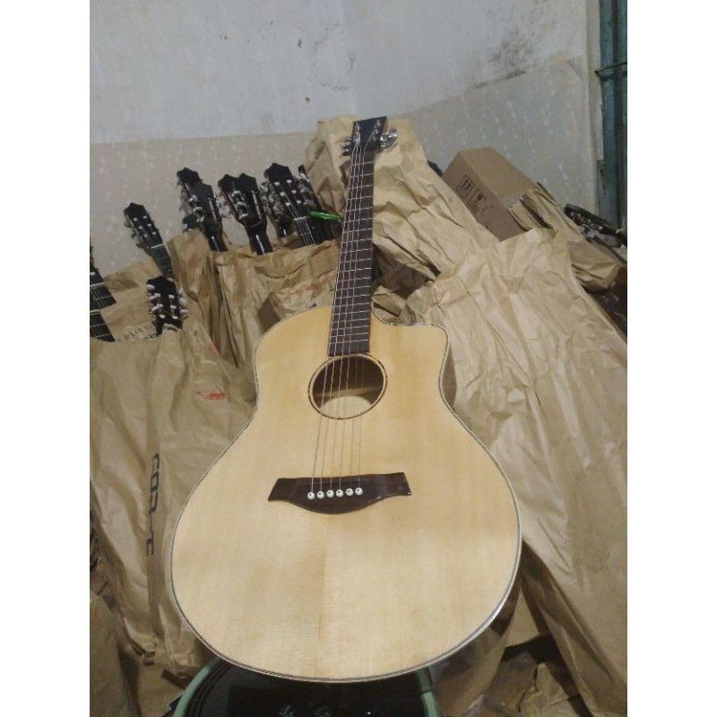 đàn  guitar Acoustic gỗ  thông