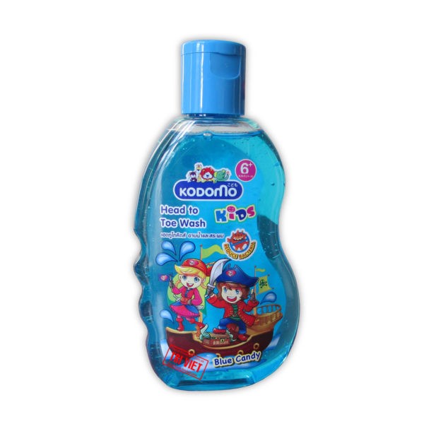 Dầu Tắm Gội Kodomo Blue Candy – 200ml &amp; 400ml