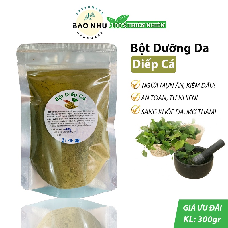 Bột Diếp Cá Dưỡng Da BaoNhu Handmade