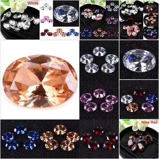 Vòng Tay Chuỗi Hạt Đá Zircon Tự Nhiên Hình Oval Kích Thước 10X14Mm