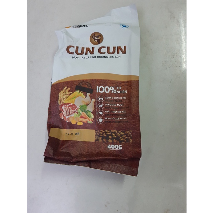 Thức ăn cho chó cuncun 1,5kg, Thức ăn cho chó hạn chế chảy nước mắt