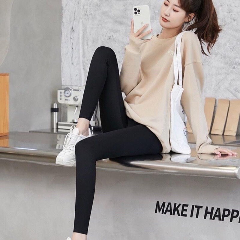 Quần legging nữ cạp cao gen bụng siêu tôn dáng Kanimi, chất umi loại 1 đẹp | WebRaoVat - webraovat.net.vn