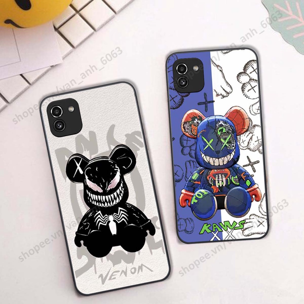 Ốp lưng Samsung A03 hình kaws, bear brick, venom thời trang siêu ngầu