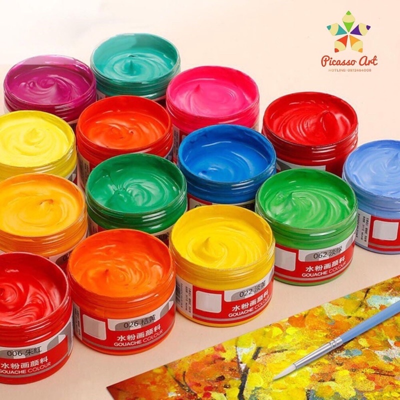 💯  Màu GOUACHE/Màu bột chính hãng Chinjoo