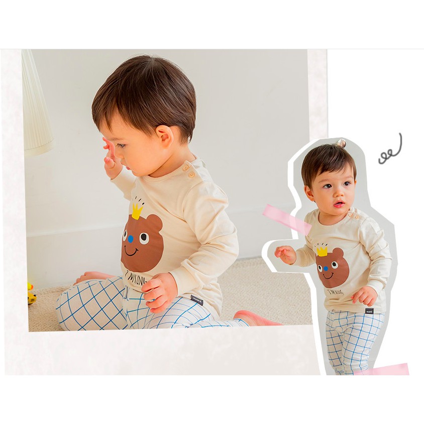 Bộ Pyjama dài tay Cordi-i mẫu Gấu Bunny