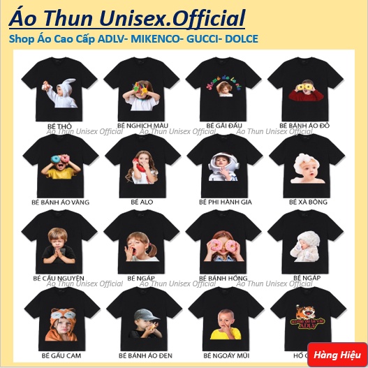 Áo Phông ADLV Acme De La Vie 12 Mẫu Hot Chất Cotton Form Rộng 2 Chiều Cực Thoáng Mát - AoThunUnisex
