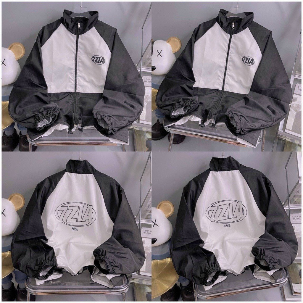 Áo Khoác Bomber Gió Dù 2 Lớp 7ZIA Form Rộng Unisex Kiểu Dáng Nam Nữ Phong Cách Hàn Quốc