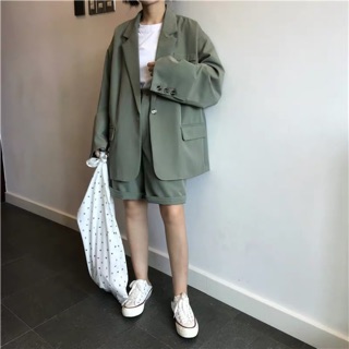 SẴN/ ORDER Set Blazer Hàn Quốc, Set đồ công sở ulzzang - hàng loại 1