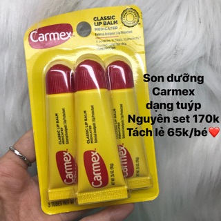 Son dưỡng Carmex Original Flavoured dạng tuýp